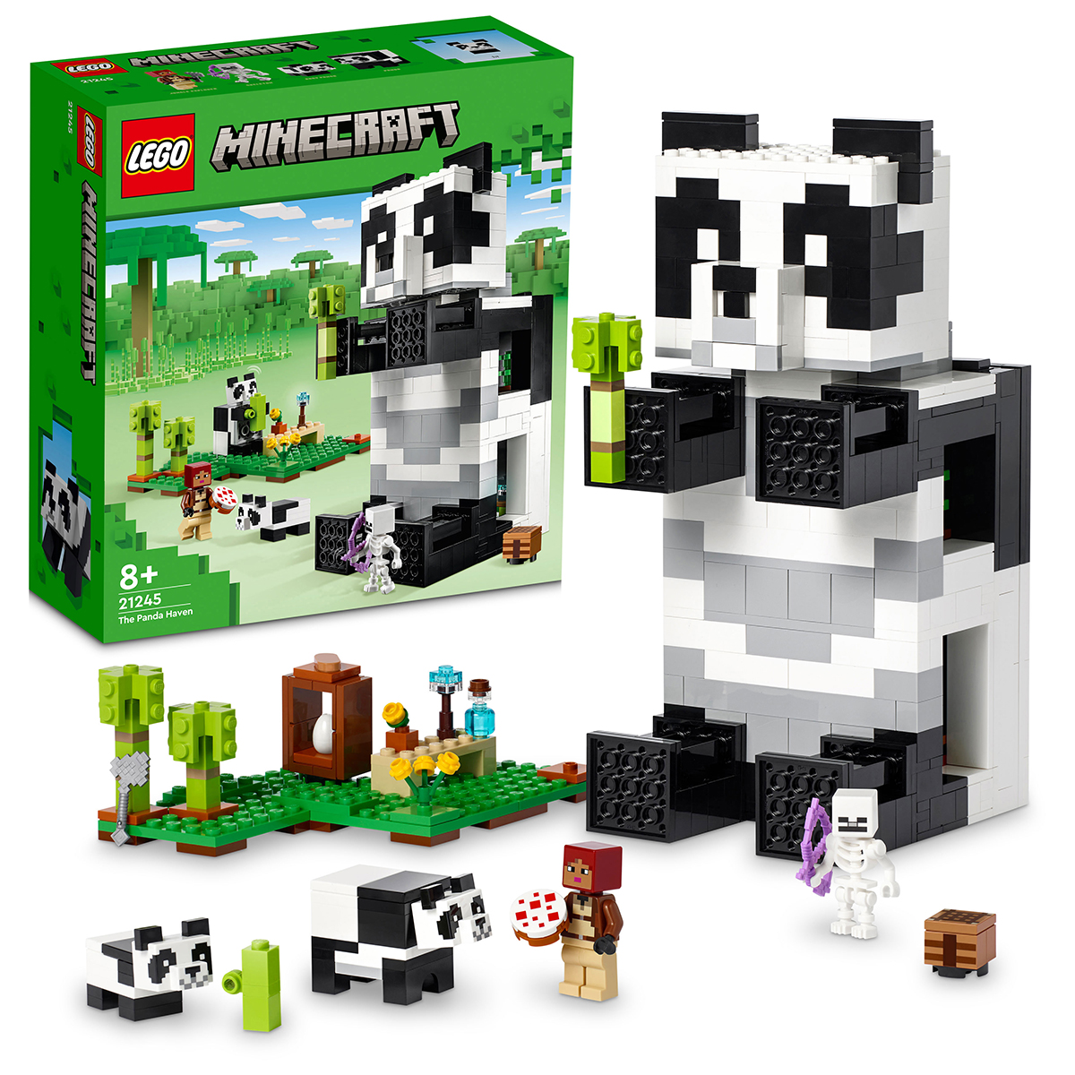 LEGO: Пристанище панд Minecraft 21245: купить конструктор из серии LEGO  Minecraft по низкой цене в интернет-магазине Marwin | Алматы, Казахстан  1357597