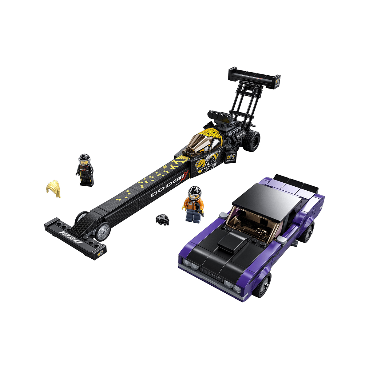 LEGO Mopar Dodge SRT Top Fuel Dragster and 1970 Dodge Challenger T A Speed Champions 76904 LEGO Speed Champions Marwin.kz .1229828