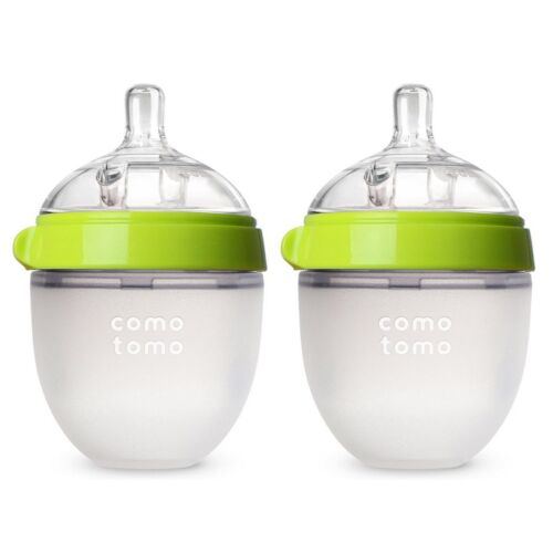 Comotomo: Набор бутылочек для кормления 150 мл 0-3м, зеленый 2 шт