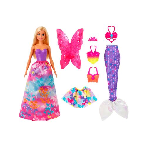 Barbie: Игр.н-р кукла Barbie Dreamtopia 3-в-1