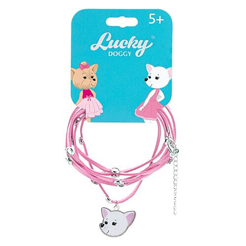 Lucky doggy: Кожаный браслет с Чихуахуа