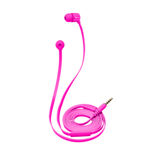 Наушники Trust DUGA IN-EAR - розовый неон