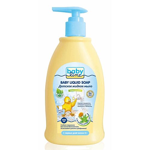 Babyline: Мыло жидкое детское Nature с дозатором 500 мл