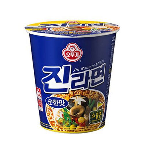 Лапша "Jin Ramen" (Mild) со вкусом грибов 110г (Корея)