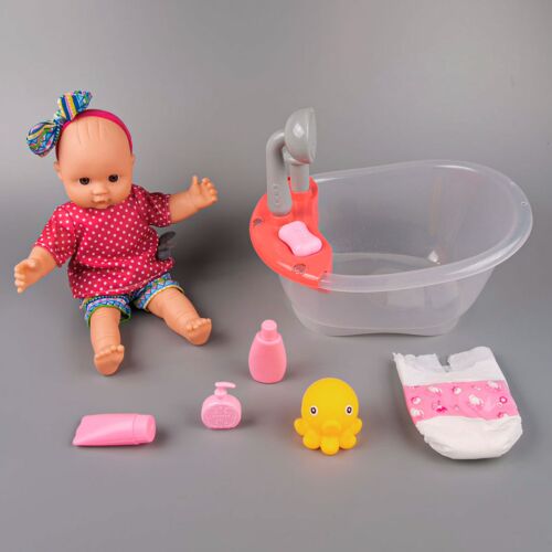 Baby: Игровой набор пупс с ванной и аксессуарами
