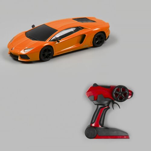 Радиоуправляемая машинка Lamborghini Aventador на пульте управления, оранжевый, 1:14
