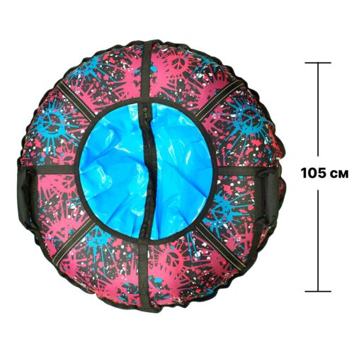 Тюбинг Движение D 105 см. гламур Медуза  (тент/оксфорд) нагрузка 90 кг.