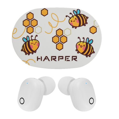Наушники HARPER HB-534 TWS bee (white)