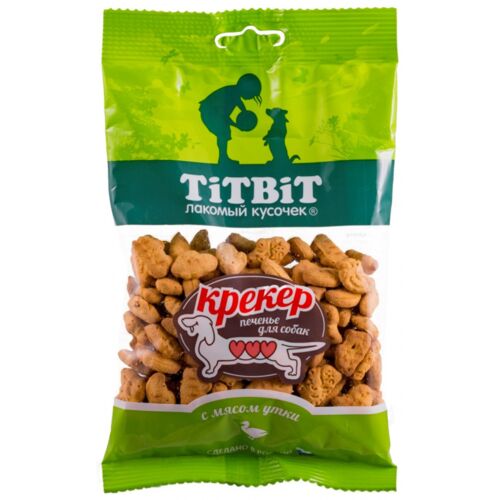 TitBit: Печенье для собак Крекер с мясом утки (100 г)