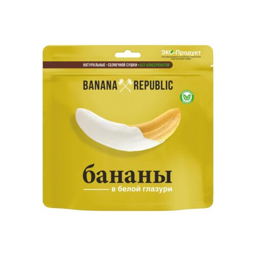 BANANA REPUBLIC Банан сушеный в белой глазури 180г