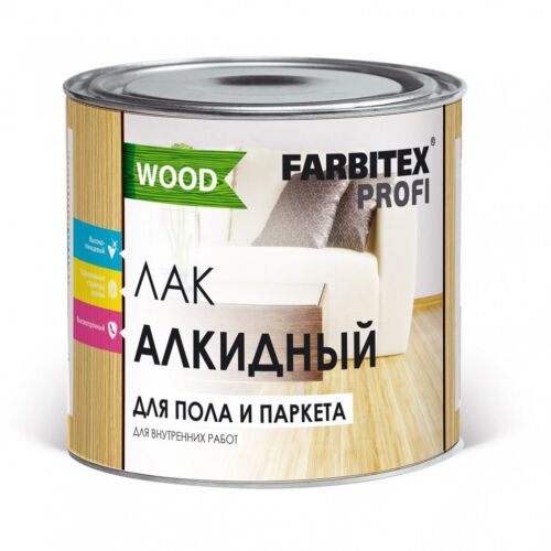 FARBITEX Профи Лак алкидный паркетный (1.9 кг) GOOD FOR WOOD