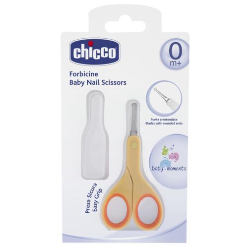 Chicco: Детские ножнички с закругленными концами, оранжевый