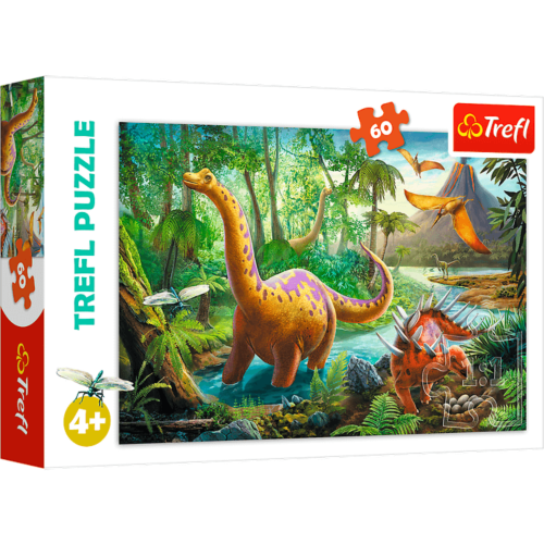 TREFL: Пазлы "Странствующие динозавры", 60 эл.