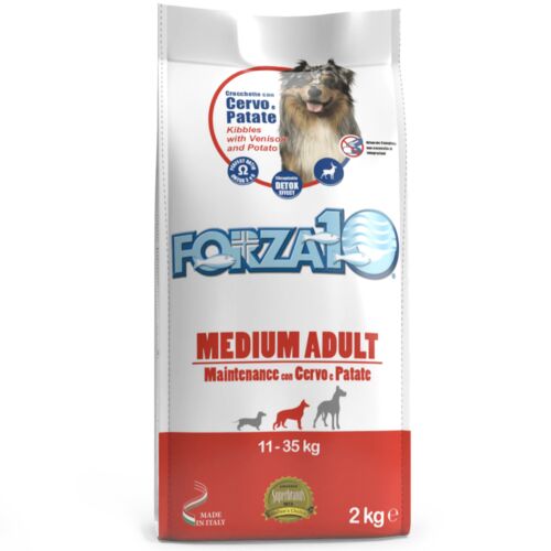 Forza 10: Medium Maintenance Cervo/Patate 2 кг., корм для взрослых собак средних пород из оленины с картофелем