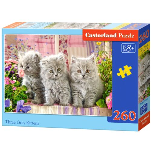 Castorland: Пазлы Три серых котенка, 260 эл.