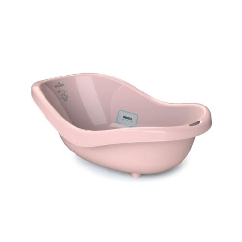 Kidwick: Ванночка для купания  Дони с термометром, розовый/т.розовый