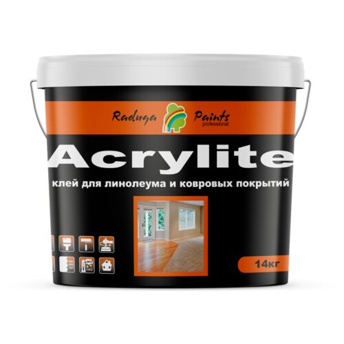 Клей "Acrylite" для линолеума и ковровых покрытий акриловый 3,5 кг