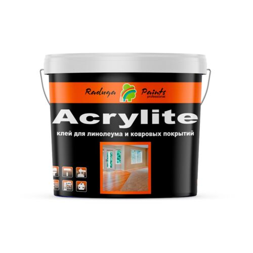 Клей "Acrylite" для линолеума и ковровых покрытий акриловый 1,2 кг