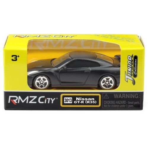 Uni-Fortune Toys: RMZ City. 1:64 Nissan GTR (R35), черный матовый