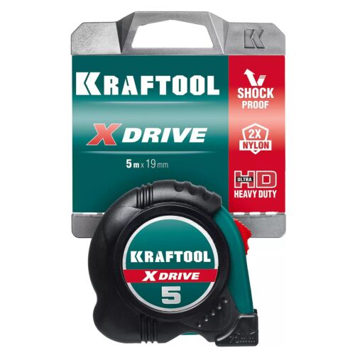 Рулетка KRAFTOOL X-Drive 5м / 19мм