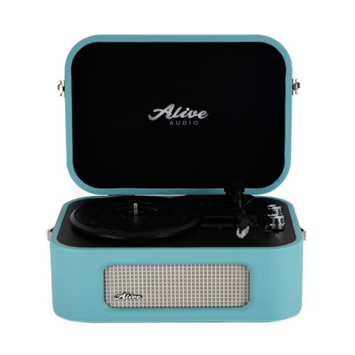 Проигрыватель виниловых дисков Alive Audio STORIES Turquoise c Bluetooth STR-06-TS