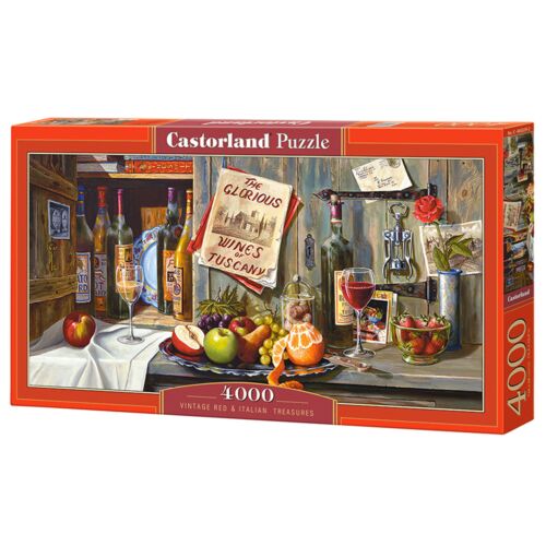 Castorland: Пазлы Натюрморт Вино и фрукты, 4000 эл.