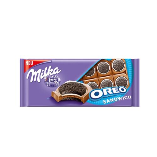 Шоколад Milka Oreo Sandwich 92 гр