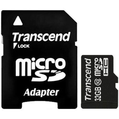 Карта памяти Micro SD TS32GUSDHC10 (SD adapter)