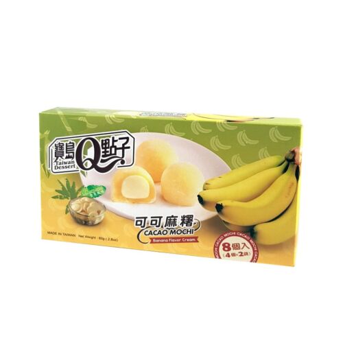 Моти-ролл Q-Idea Молочный с Бананом, 80 г (Тайвань)