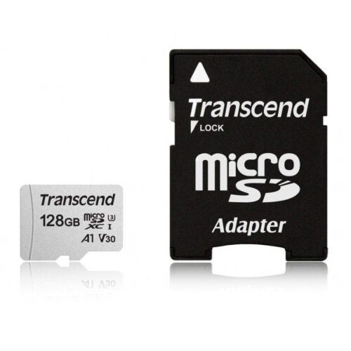 Карта памяти Micro SD 128Gb Transcend TS128GUSD300S-A class10 U3