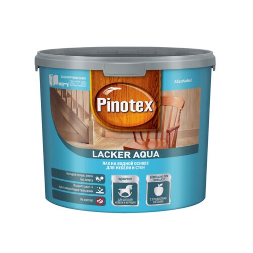 Лак на водной основе Pinotex Lacker Aqua 70 (глянцевый) 2,7л