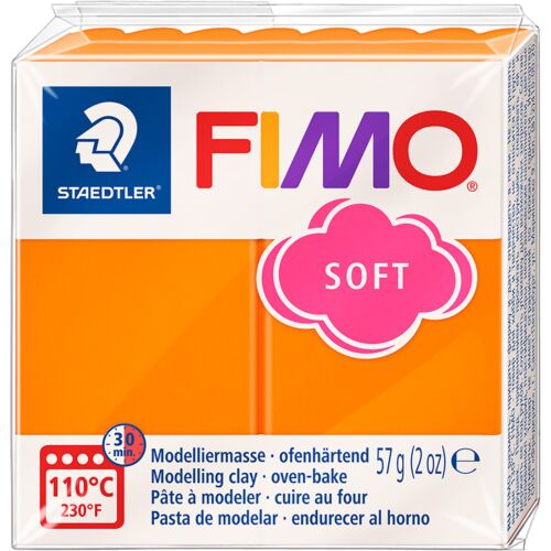 Полимерная глина Fimo soft tangerine 57g