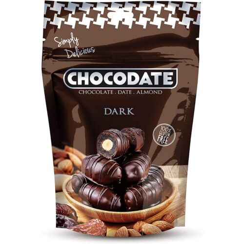 Chocodate Финики с миндалём в тёмном шоколаде, 100 гр