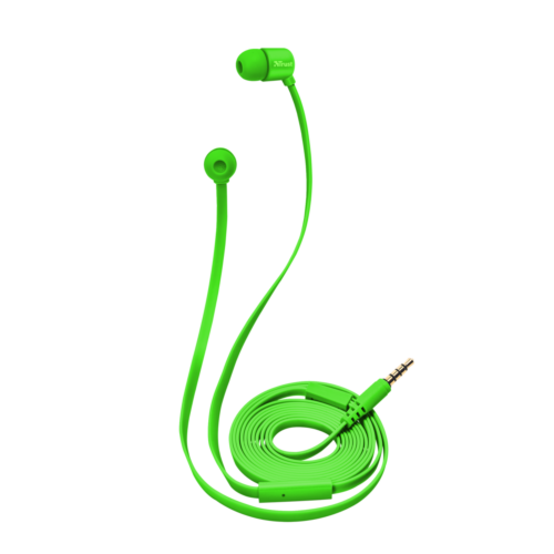 Наушники Trust DUGA IN-EAR - зеленый неон