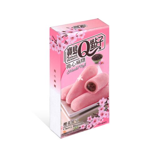 Моти-ролл Q-idea Молочный с Сакурой и Адзуки, 150 гр,(Тайвань)