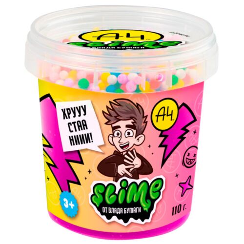Игрушка "Slime" Crunch-slime, фиолетовый, 110 г. Влад А4