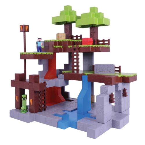 Jada Toys: Фигурки Nano Scene Minecraft 3см.