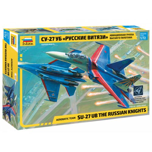 Звезда: Самолет Су-27УБ "Русские витязи"