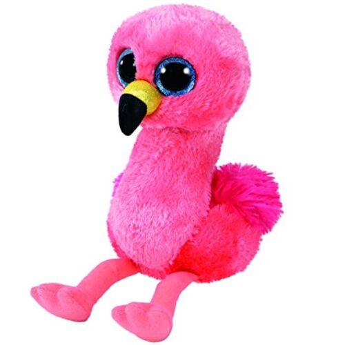 TY: Мягкая игрушка Beanie Boo's, Фламинго Гильда, 15см