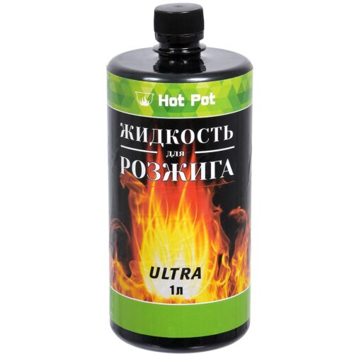 Жидкость для розжига 1 л углеводородная ULTRA HOT POT