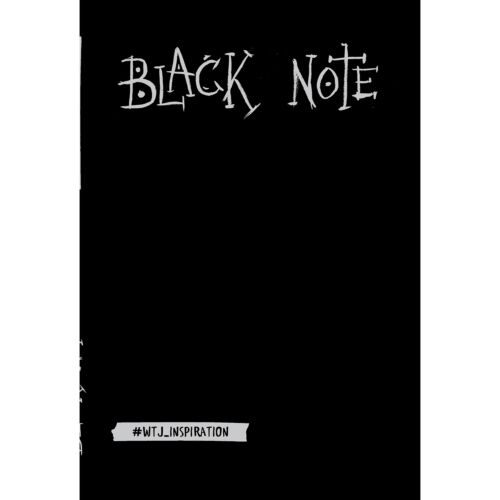 Блокнот креативный с черными страницами (твердый переплет) Black Note