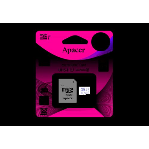 Apacer: Карта памяти MicroSD 32GB Class 10 U1 AP32GMCSH10U1-R