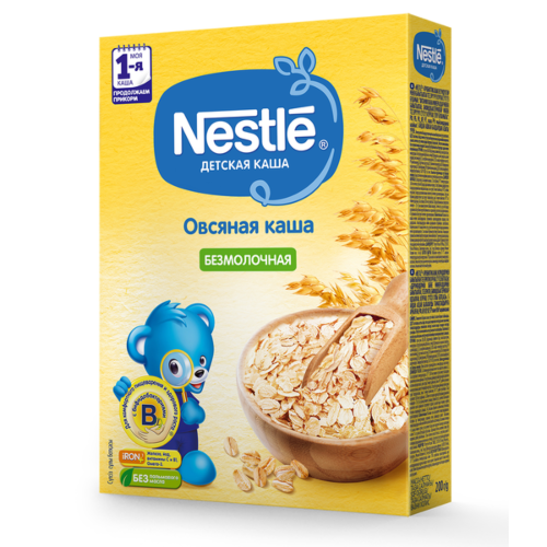 Nestle: Каша 200г Овсяная б/мол