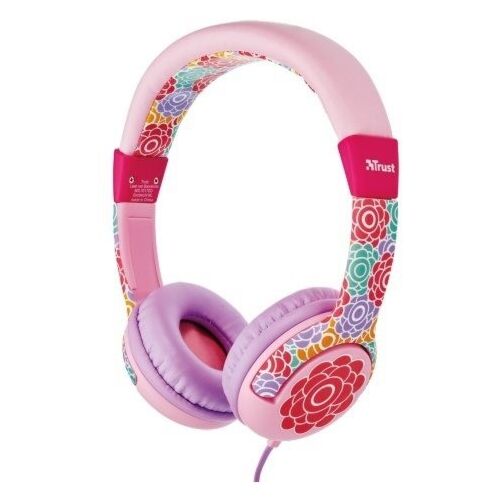 Наушники TRUST SPILA KIDS - FLOWER