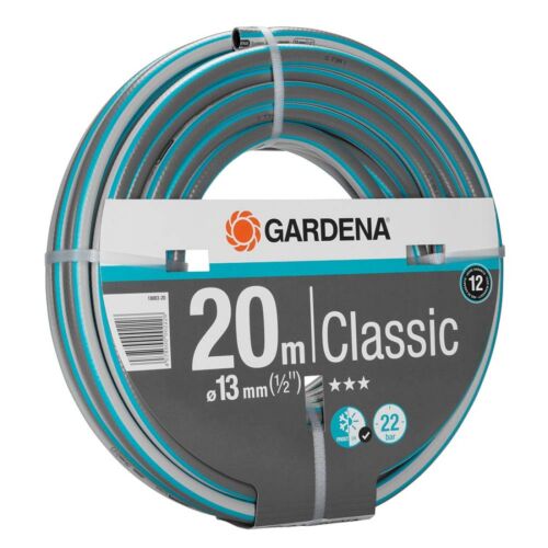 Шланг Gardena Classic садовый 13 мм (1/2"), 20 м, без коннекторов с армированием 18003-20