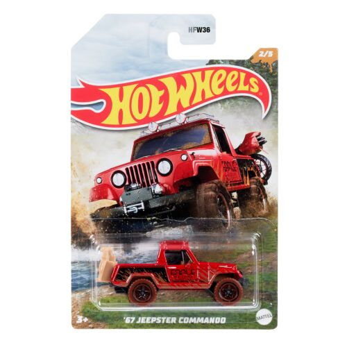 Hot Wheels: Basic. Коллекционная машинка Mud Runners​ - Jeepster Commando '67