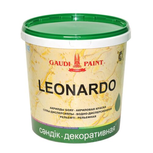 Краска Гауди декоративная "Leonardo", воднодисперсионная краска 25 кг