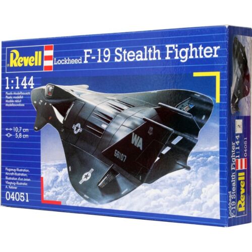 Revell: Истребитель-невидимка F-19 Stealth Fighter 1:144