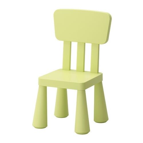 Ikea: МАММУТ Детский стул арт 902.675.56, светло-зеленый