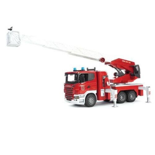 Bruder: Пожарная машина Scania с выдвижной лестницей и помпой